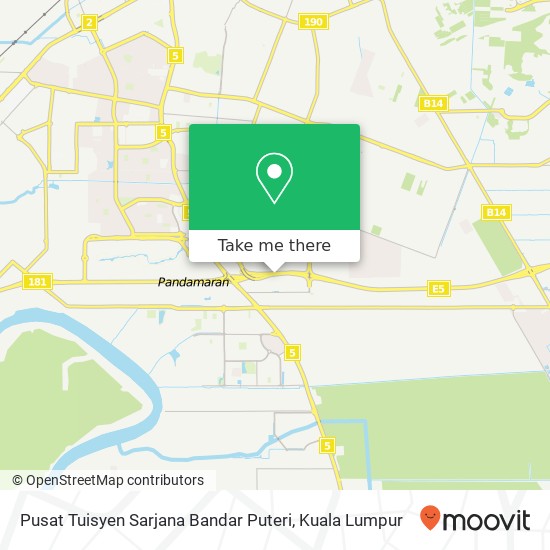 Pusat Tuisyen Sarjana Bandar Puteri map