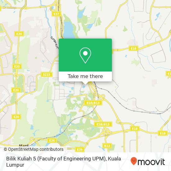 Bilik Kuliah 5 (Faculty of Engineering UPM) map