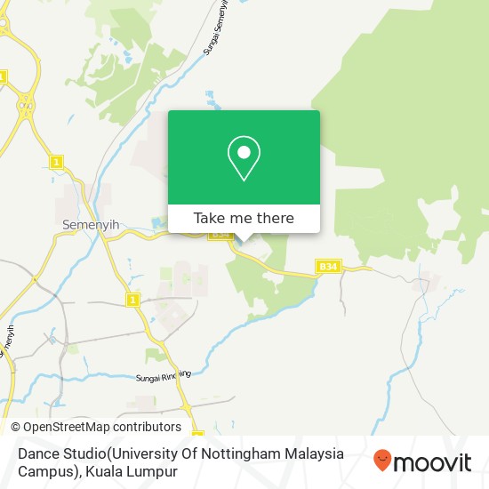 Dance Studio(University Of Nottingham Malaysia Campus) map