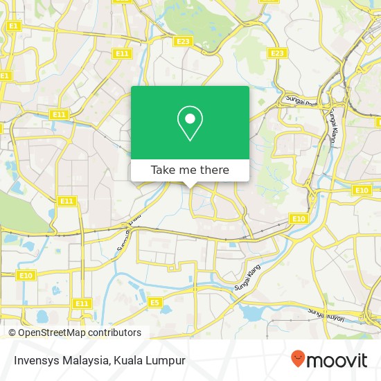 Peta Invensys Malaysia
