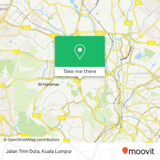 Jalan Tmn Duta map