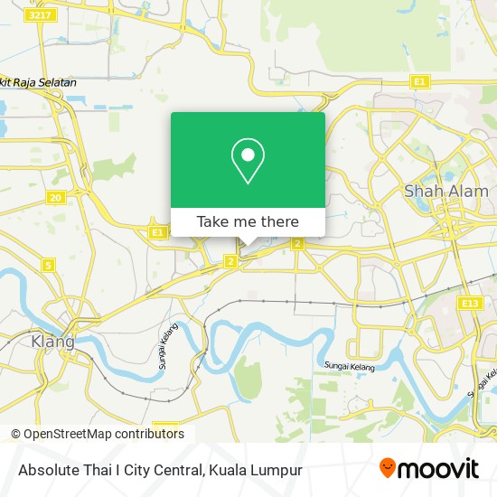 Absolute Thai I City Central map
