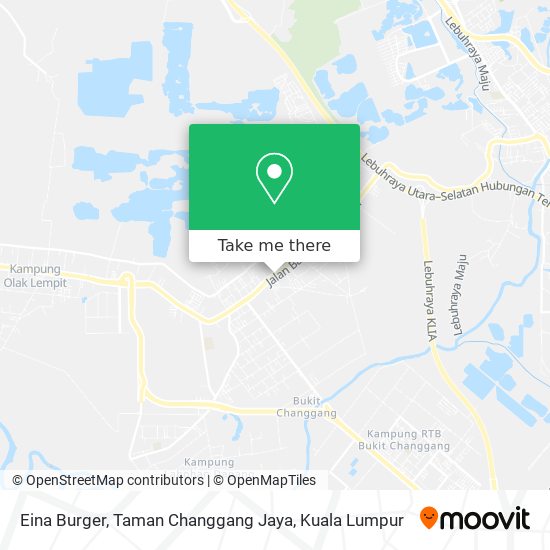 Eina Burger, Taman Changgang Jaya map