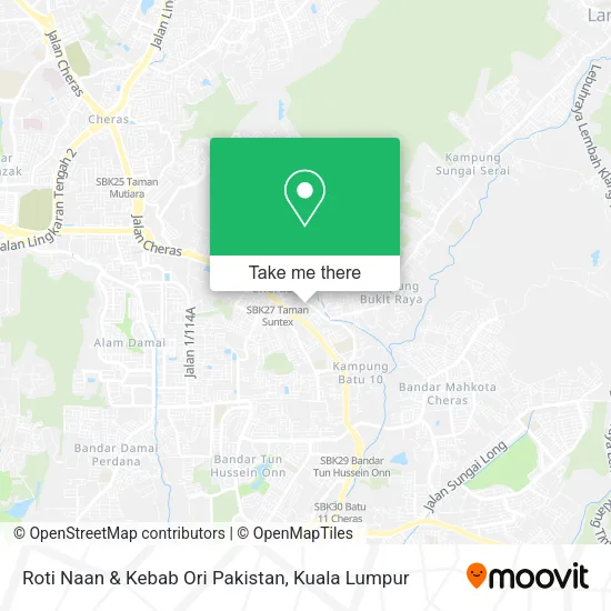 Roti Naan & Kebab Ori Pakistan map