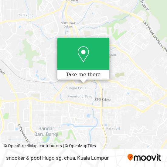 snooker & pool Hugo sg. chua map