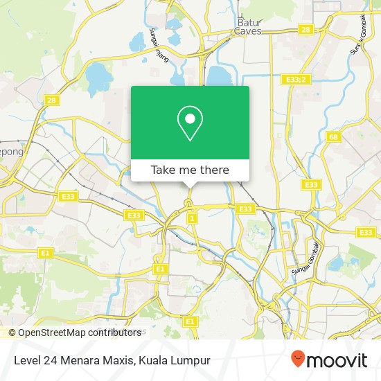 Peta Level 24 Menara Maxis