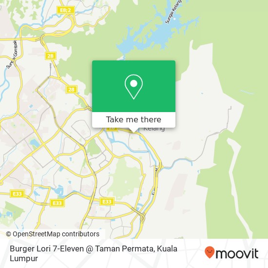 Burger Lori 7-Eleven @ Taman Permata map