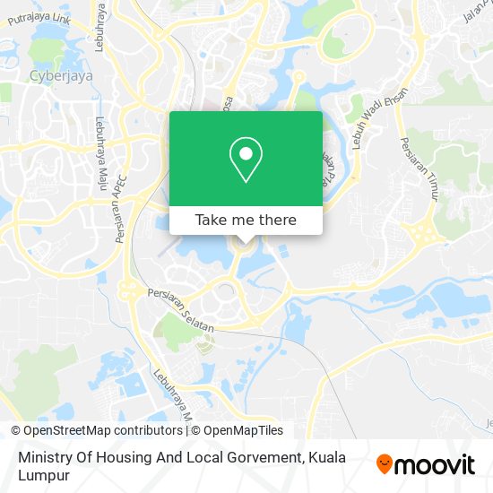 Ministry Of Housing And Local Gorvement map