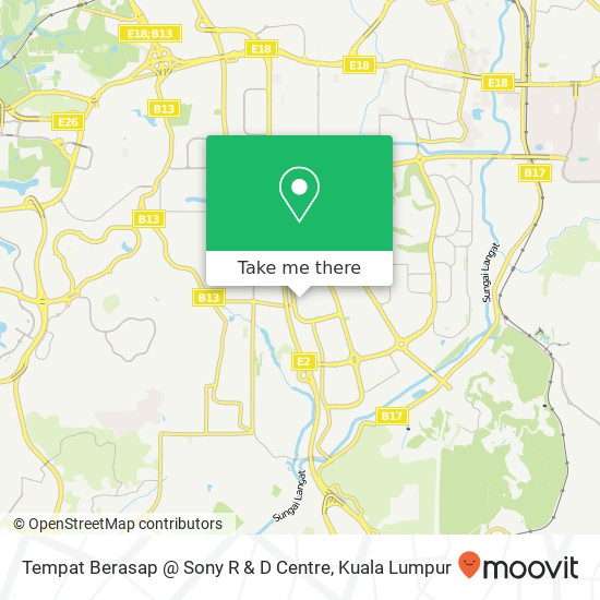 Tempat Berasap @ Sony R & D Centre map