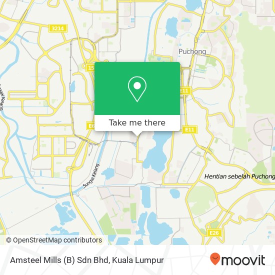 Amsteel Mills (B) Sdn Bhd map