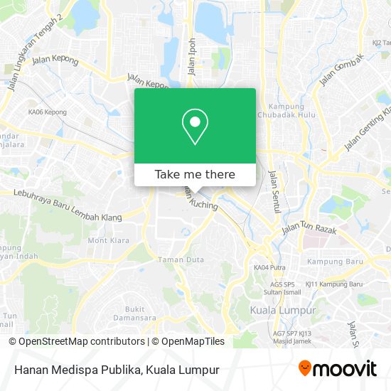 Peta Hanan Medispa Publika
