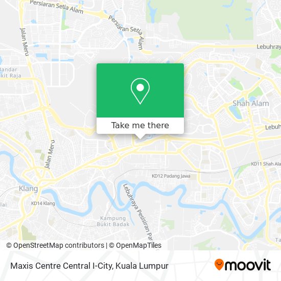 Maxis Centre Central I-City map