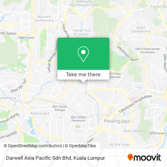 Darwell Asia Pacific Sdn Bhd map