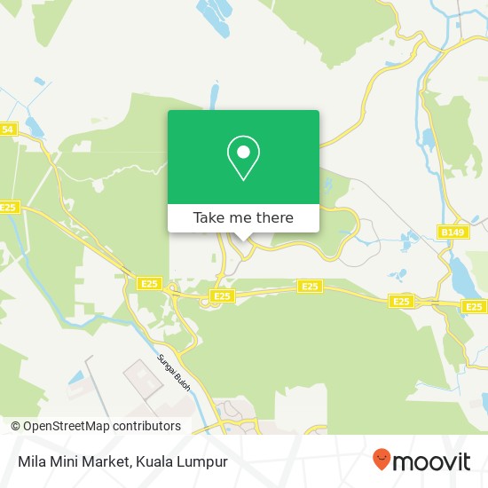 Mila Mini Market map