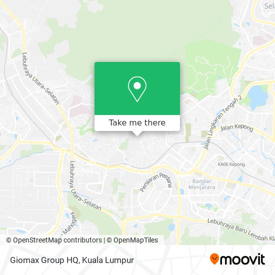 Giomax Group HQ map