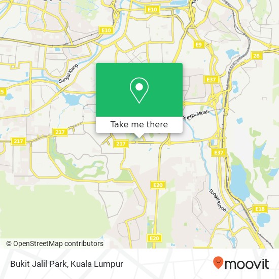 Bukit Jalil Park map