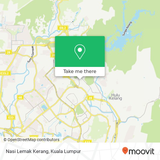 Nasi Lemak Kerang map