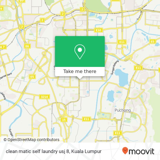 clean matic self laundry usj 8 map