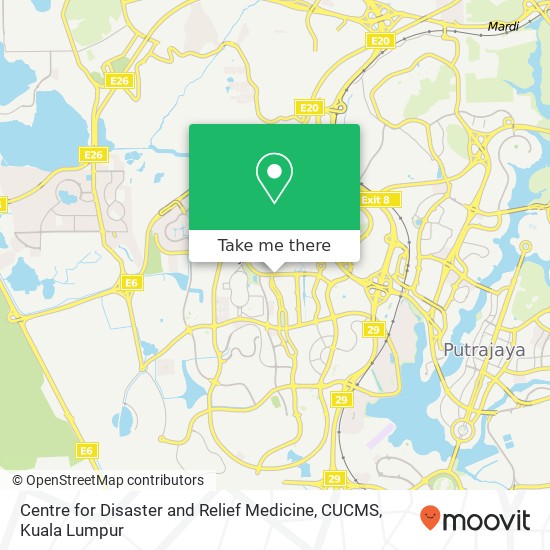 Centre for Disaster and Relief Medicine, CUCMS map