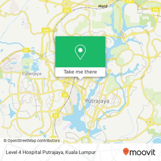 Level 4 Hospital Putrajaya map