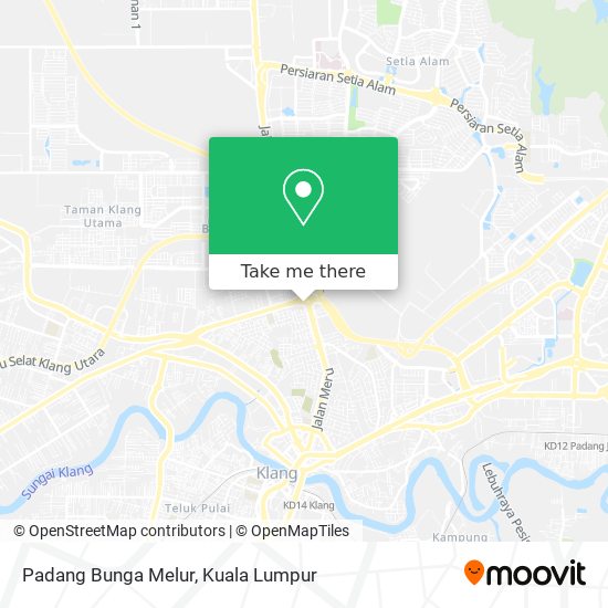 Padang Bunga Melur map