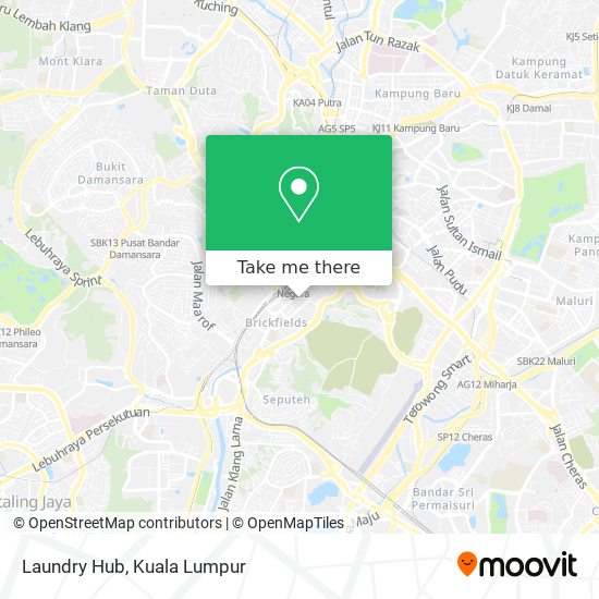 Laundry Hub map