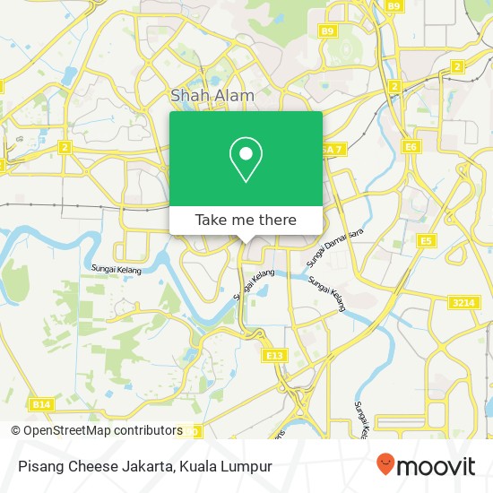 Peta Pisang Cheese Jakarta