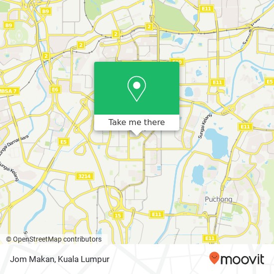 Jom Makan map