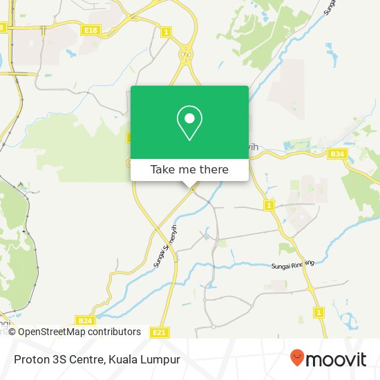 Proton 3S Centre map
