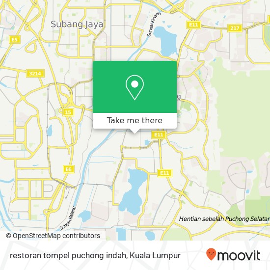 restoran tompel puchong indah map