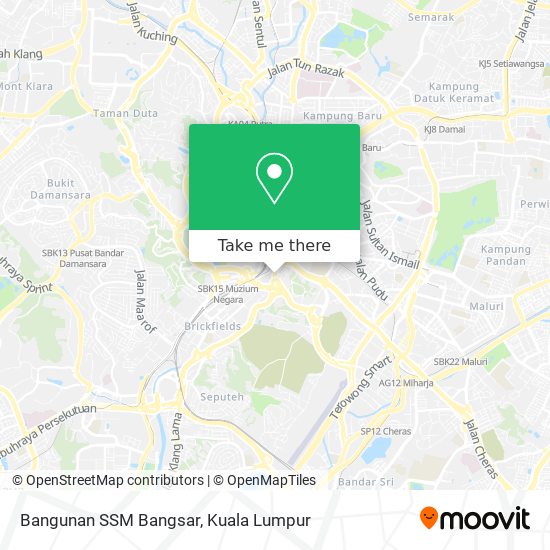 Peta Bangunan SSM Bangsar