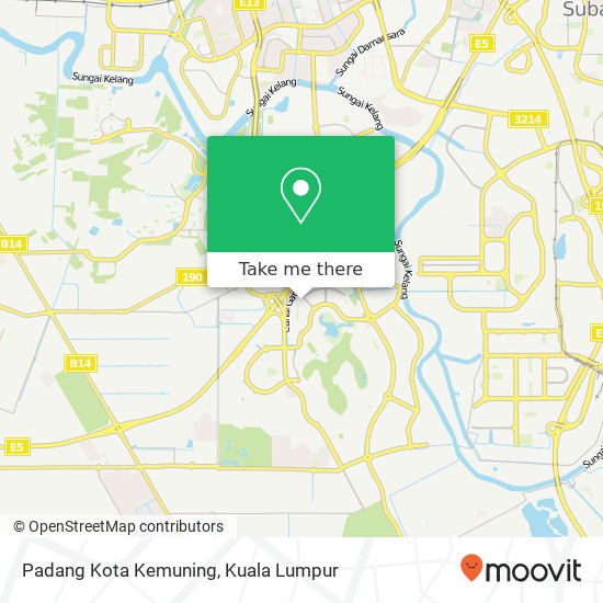 Padang Kota Kemuning map