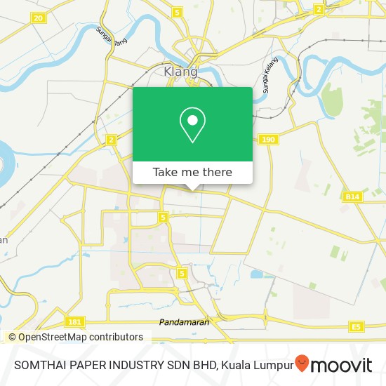 SOMTHAI PAPER INDUSTRY SDN BHD map