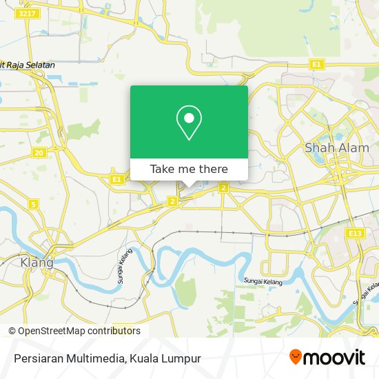 Persiaran Multimedia map