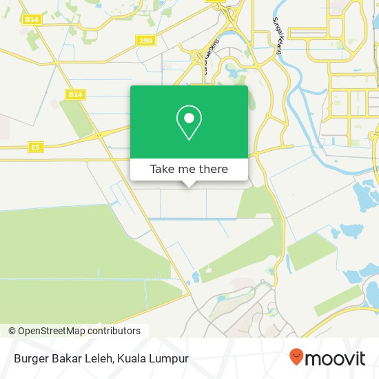 Peta Burger Bakar Leleh