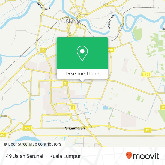 Peta 49 Jalan Serunai 1