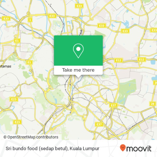 Sri bundo food (sedap betul) map