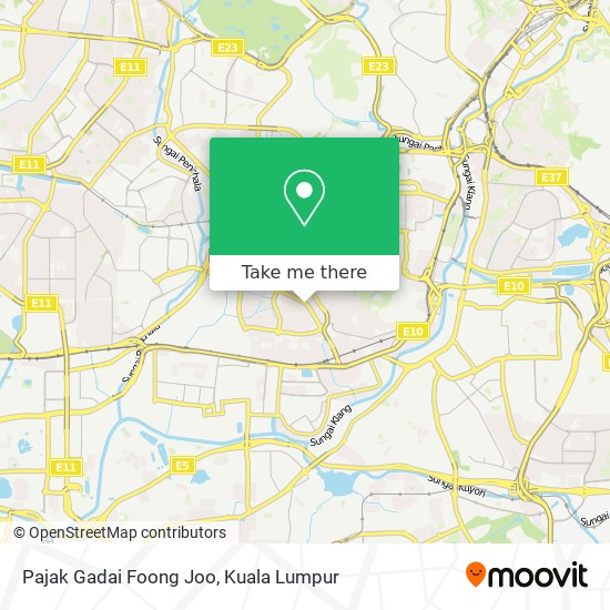 Pajak Gadai Foong Joo map