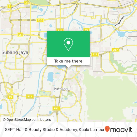 SEPT Hair & Beauty Studio & Academy map