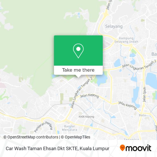 Car Wash Taman Ehsan Dkt SKTE map