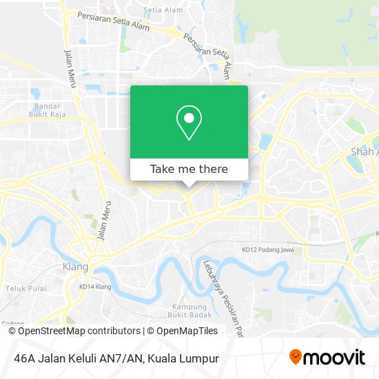 46A Jalan Keluli AN7/AN map