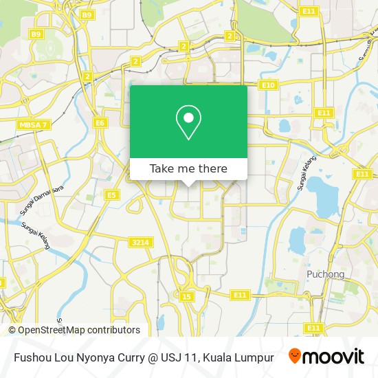 Fushou Lou Nyonya Curry @ USJ 11 map