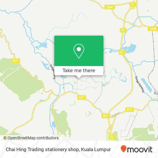 Peta Chai Hing Trading stationery shop