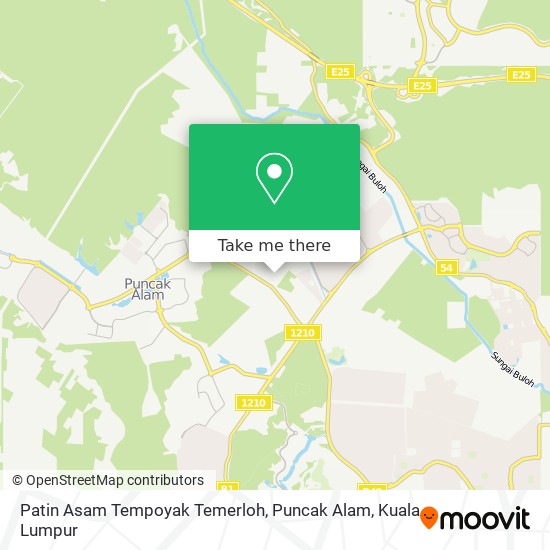 Patin Asam Tempoyak Temerloh, Puncak Alam map