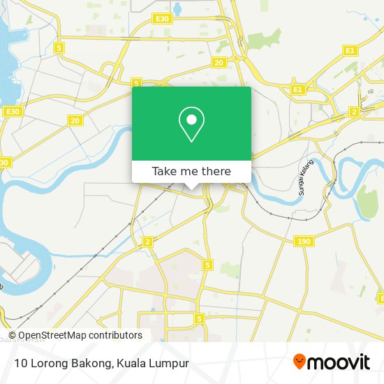 10 Lorong Bakong map