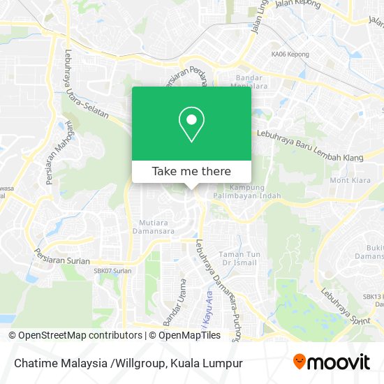 Chatime Malaysia /Willgroup map