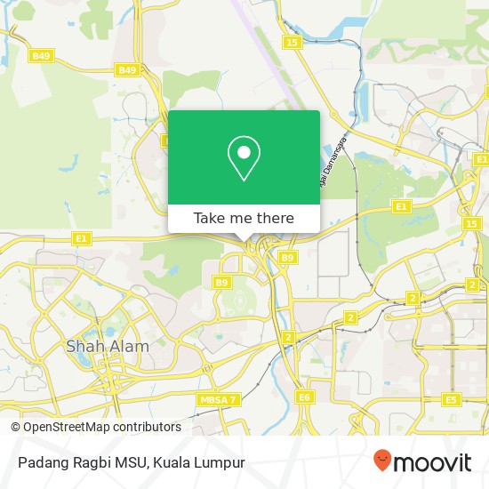 Padang Ragbi MSU map