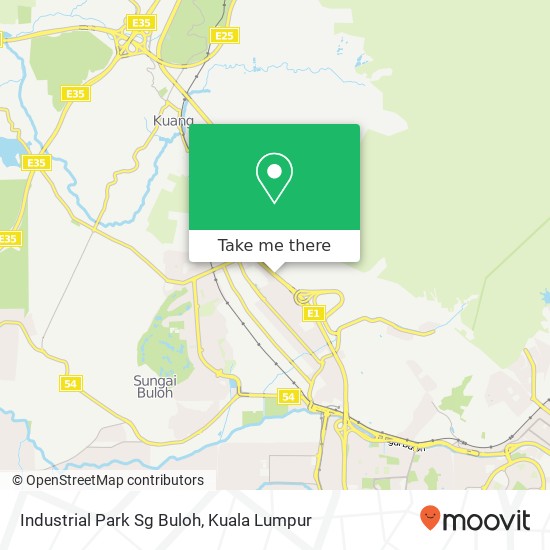 Peta Industrial Park Sg Buloh