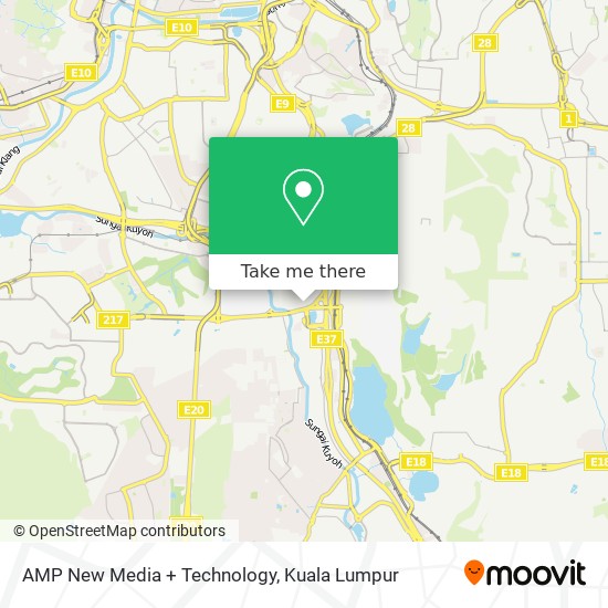 AMP New Media + Technology map