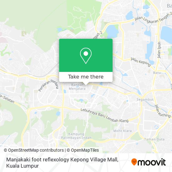 Peta Manjakaki foot reflexology Kepong Village Mall